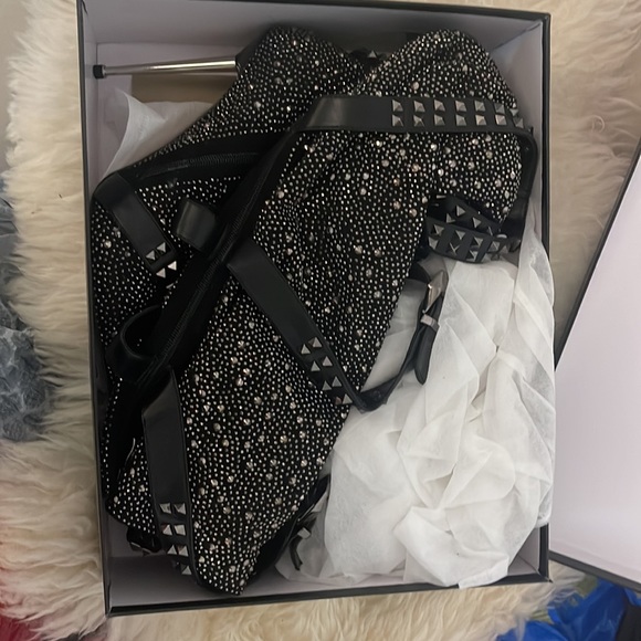 Worn Once on Red Carpet!! ***HOT**** AKIRA brand Azalea Wang OTK Studded Boots - Picture 4 of 7